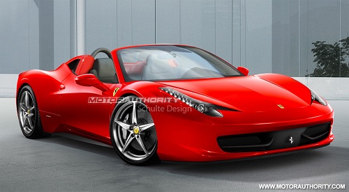 Ferrari 458 Italia cabriolet la versione scoperta avr il tetto in tela o