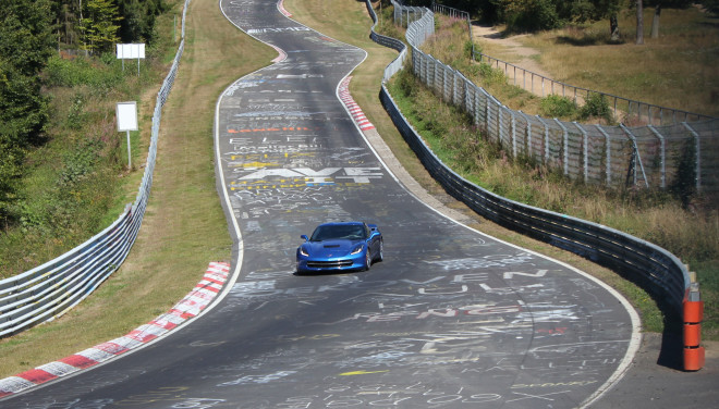 Corvette Stingray testing at Nürburgring