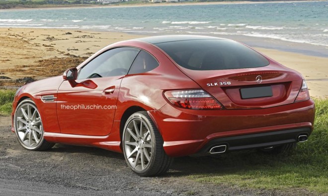 Mercedes SLK Coupe - rendering (2)