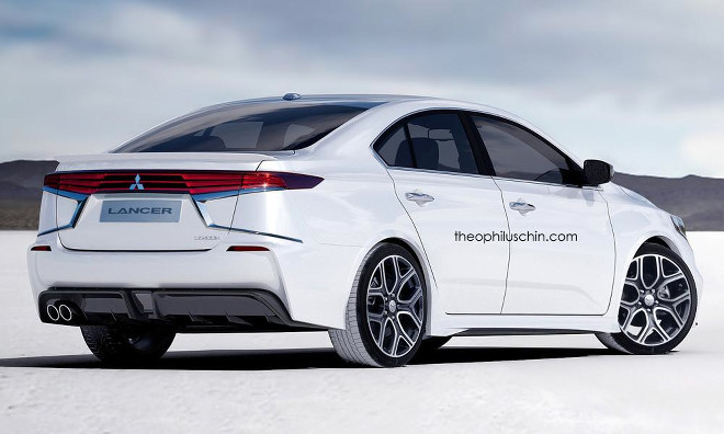 2016 Mitsubishi Lancer rendering / Theophilus Chin