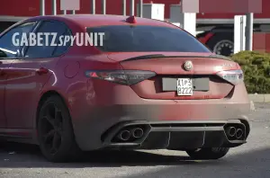 Alfa Romeo Giulia Quadrifoglio 2024 foto spia