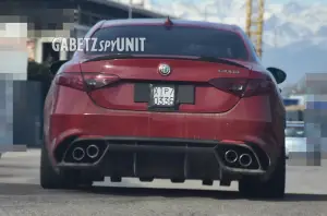 Alfa Romeo Giulia Quadrifoglio 2024 foto spia
