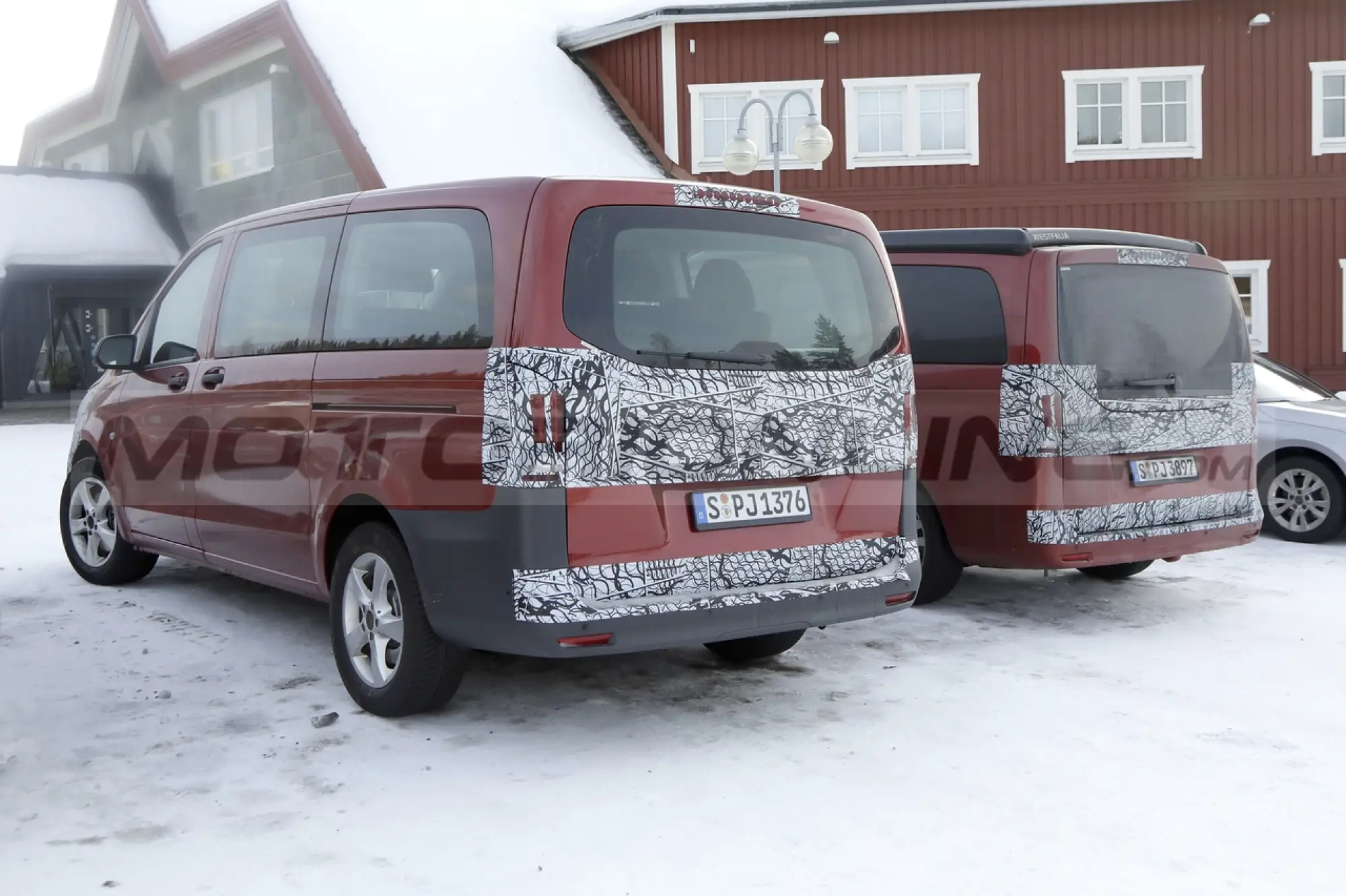 Mercedes Classe V ed EQV restyling - Foto Spia 21-02-2023 - 4