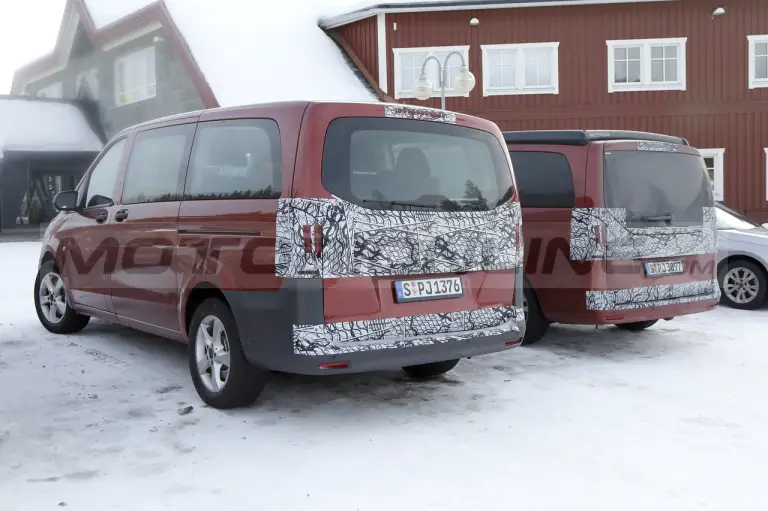 Mercedes Classe V ed EQV restyling - Foto Spia 21-02-2023 - 4