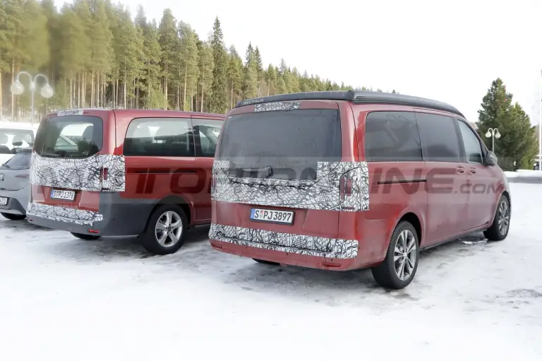 Mercedes Classe V ed EQV restyling - Foto Spia 21-02-2023 - 2