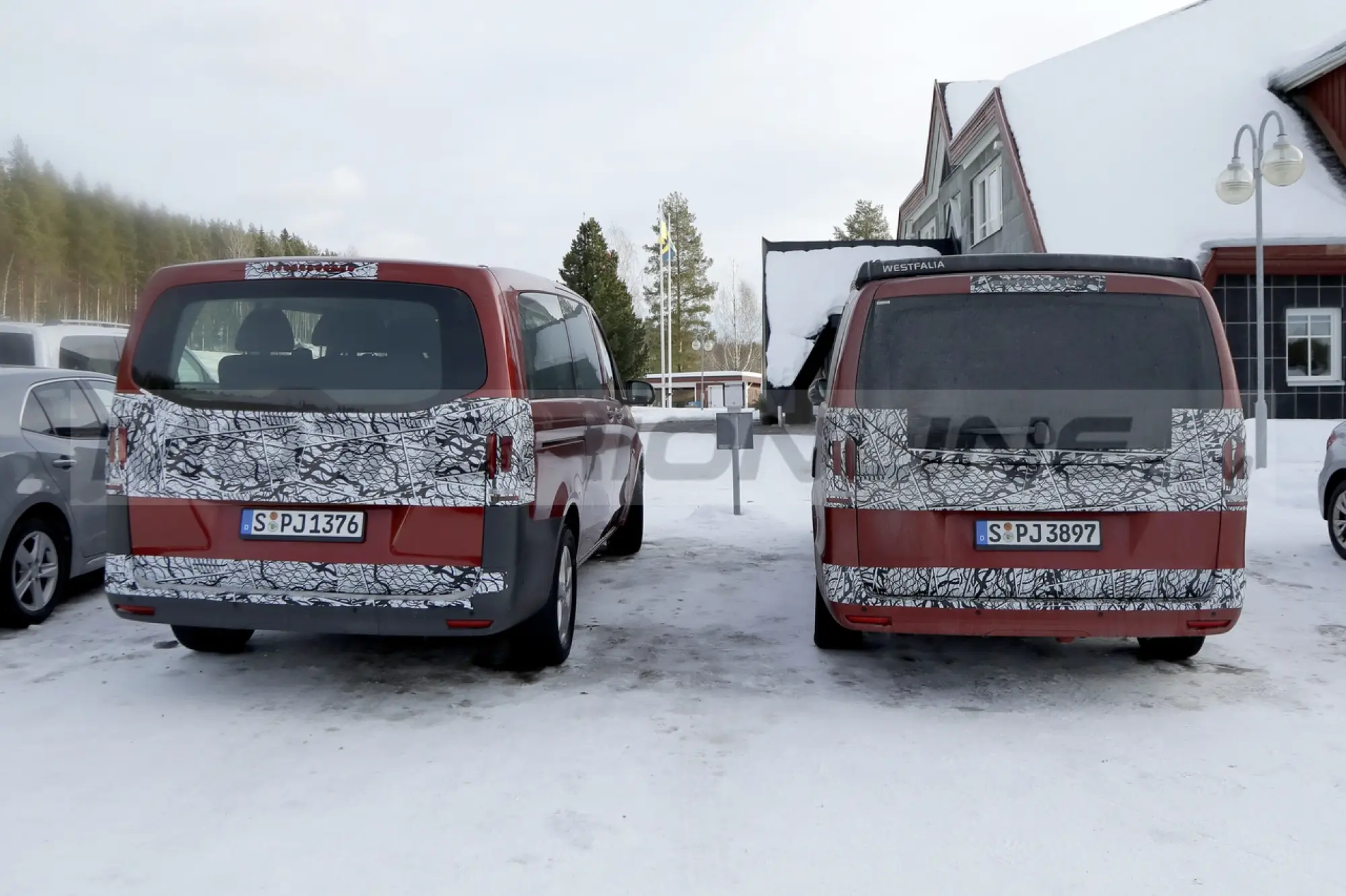 Mercedes Classe V ed EQV restyling - Foto Spia 21-02-2023 - 3