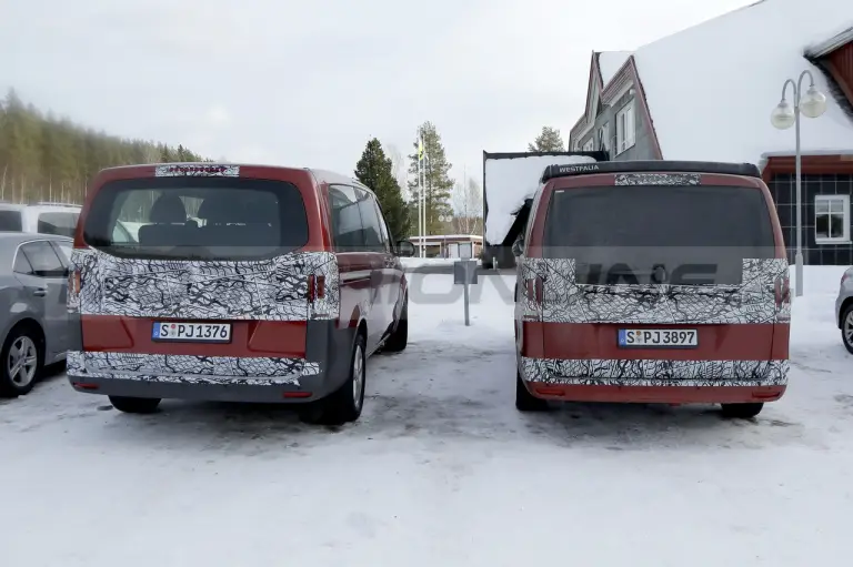 Mercedes Classe V ed EQV restyling - Foto Spia 21-02-2023 - 3
