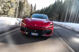 Ferrari Purosangue - Prova su strada