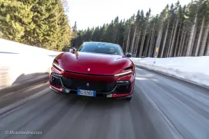 Ferrari Purosangue - Prova su strada