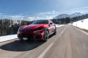 Ferrari Purosangue - Prova su strada