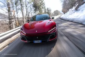 Ferrari Purosangue - Prova su strada