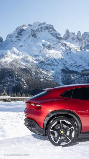 Ferrari Purosangue - Prova su strada