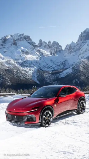 Ferrari Purosangue - Prova su strada