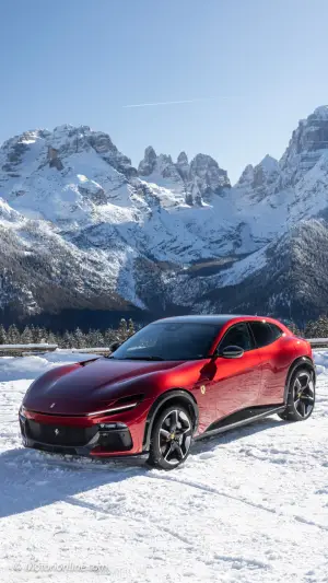 Ferrari Purosangue - Prova su strada