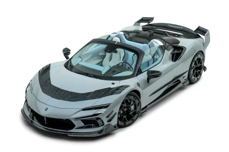 Mansory F9XX Tempesta Celeste Ferrari SF90 Spider - 7