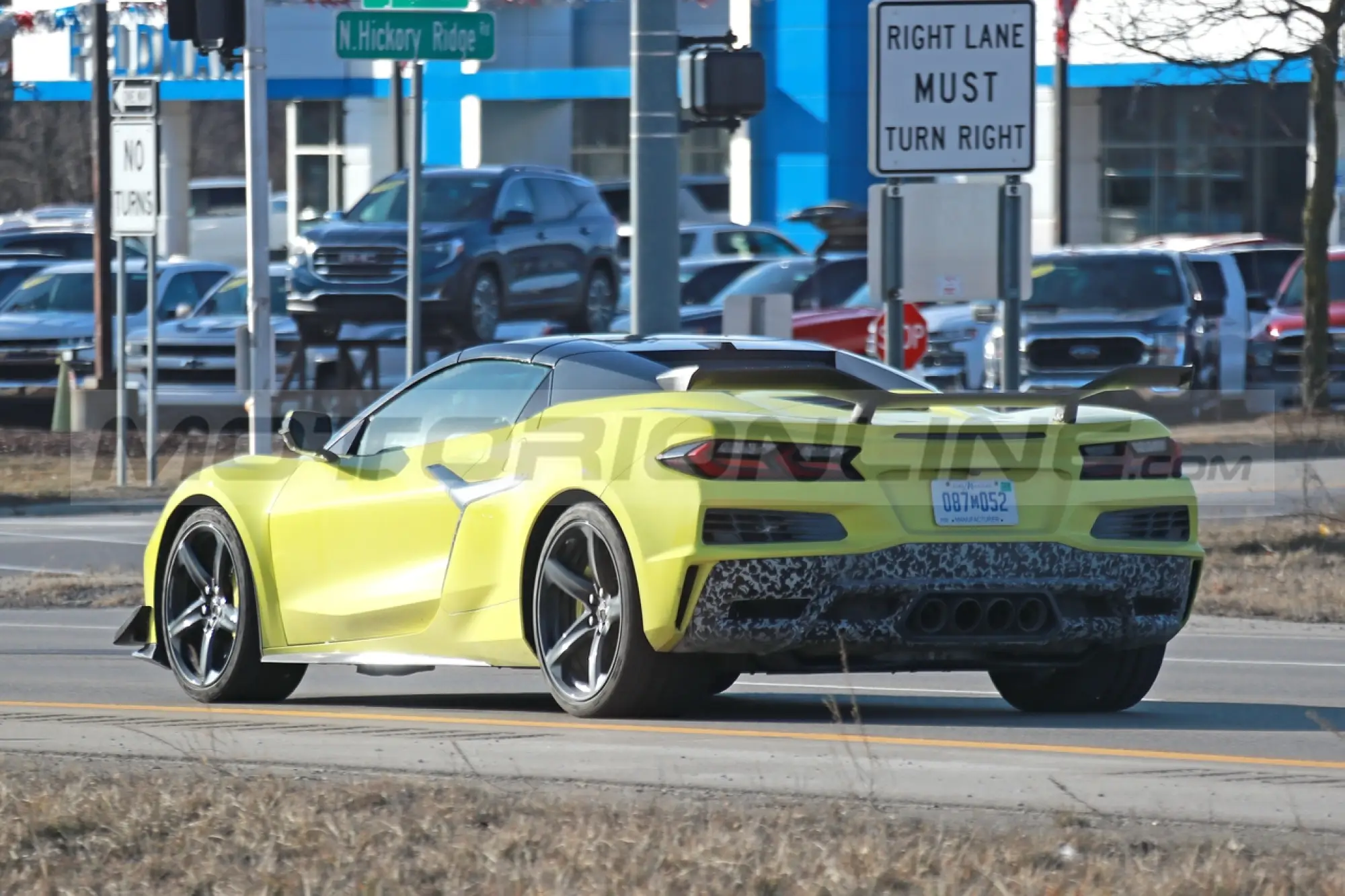 Chevrolet Corvette Z06 C8 - Foto Spia 18-03-2023 - 8