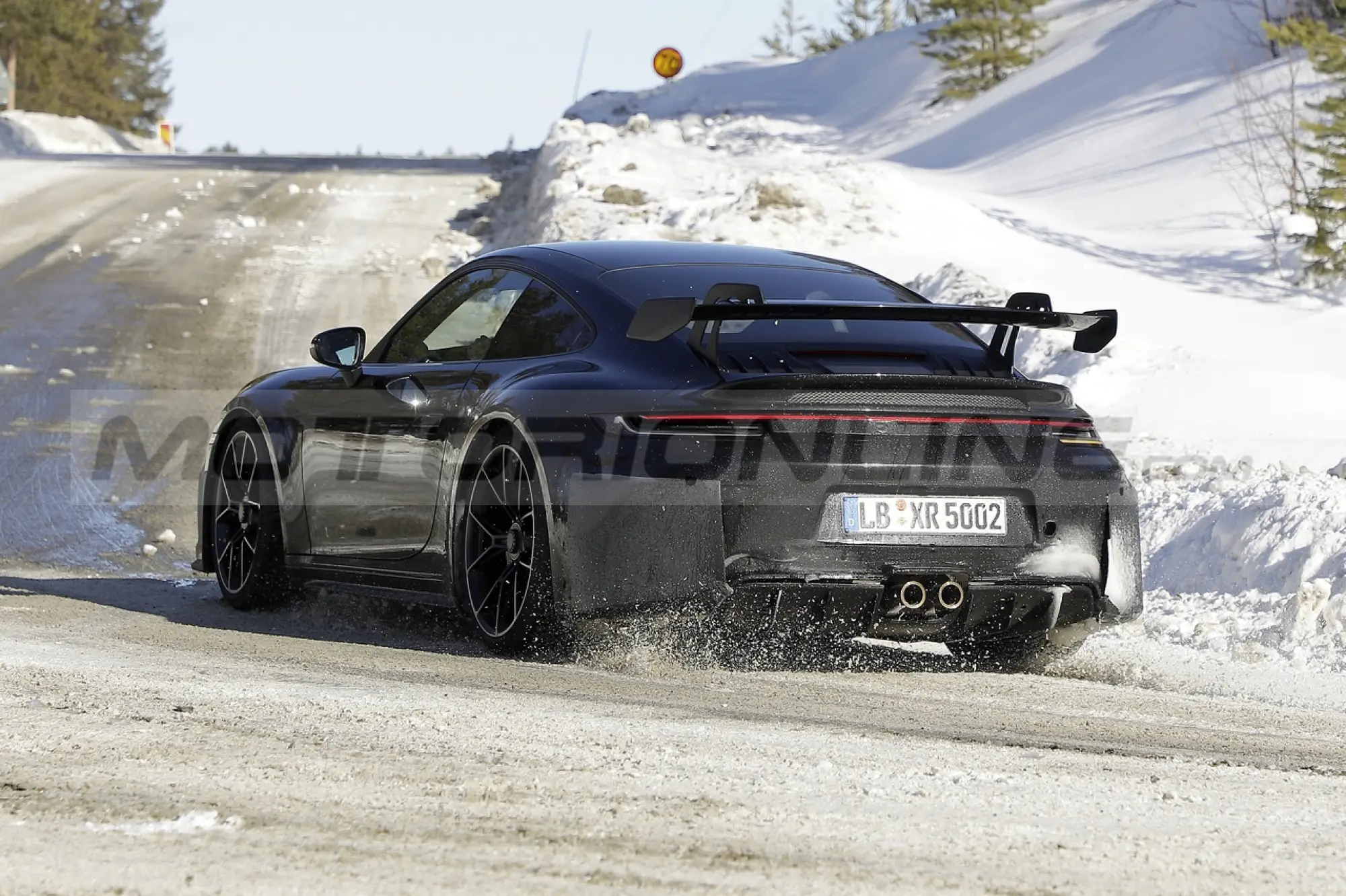 Porsche 911 GT3 restyling - Foto Spia 23-03-2023 - 13