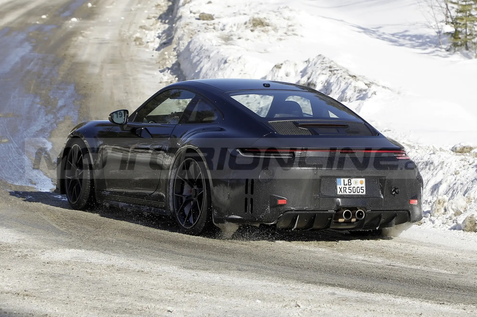 Porsche 911 GT3 restyling - Foto Spia 23-03-2023 - 28