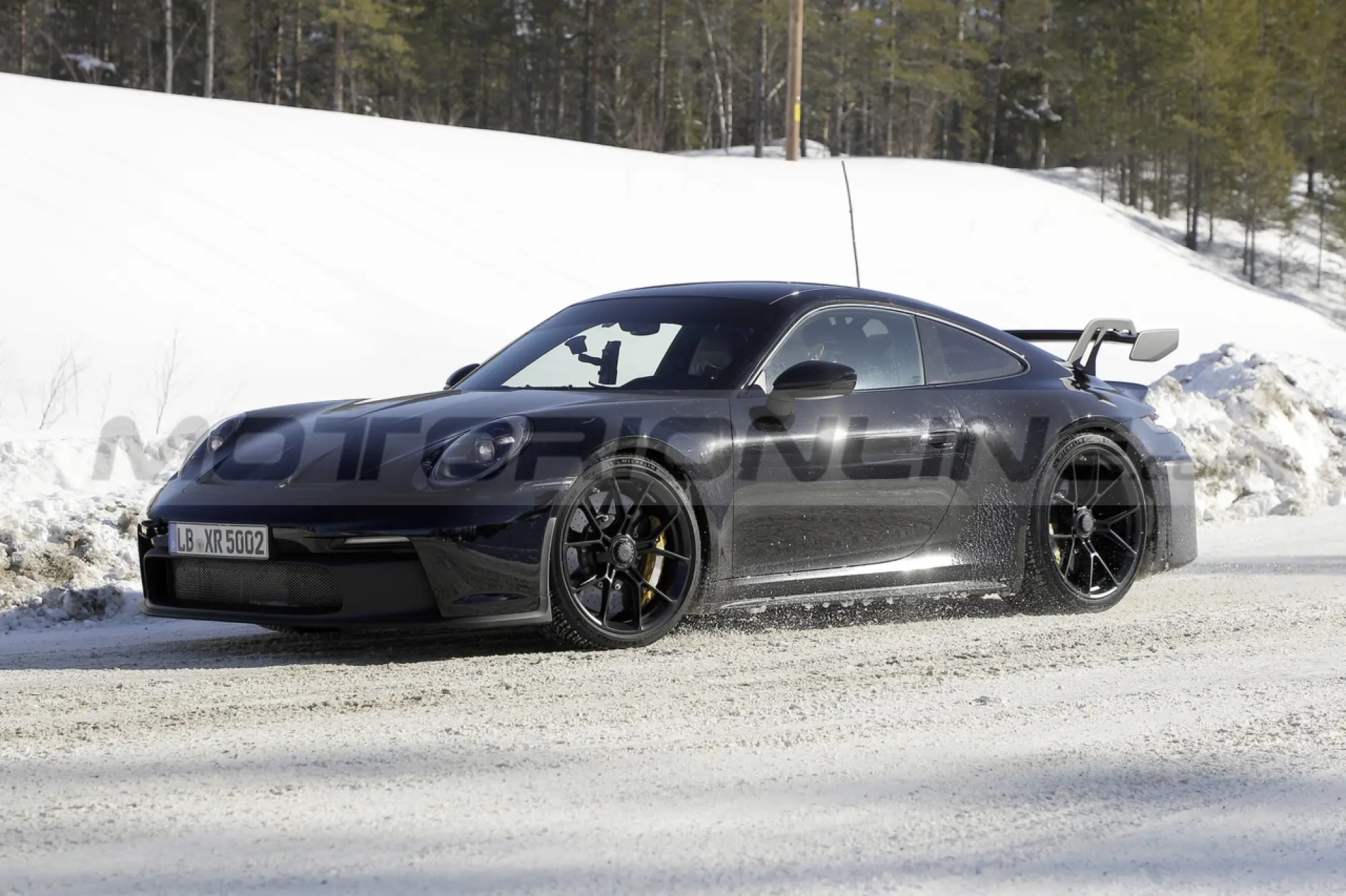 Porsche 911 GT3 restyling - Foto Spia 23-03-2023 - 1