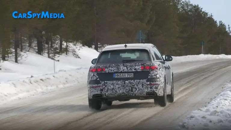 Audi Q8 2024 prototipo Scandinavia - 4