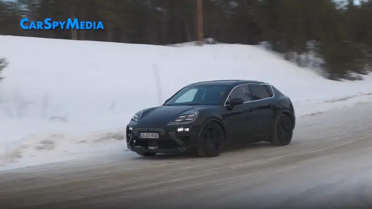 Porsche Macan EV prototipi test invernali - 10