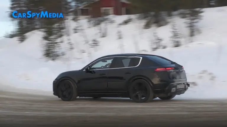Porsche Macan EV prototipi test invernali - 12