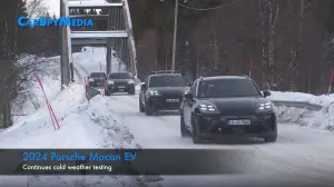 Porsche Macan EV prototipi test invernali