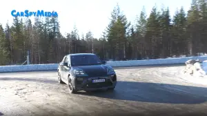 Porsche Macan EV prototipi test invernali
