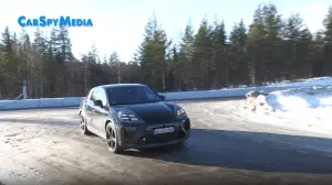 Porsche Macan EV prototipi test invernali