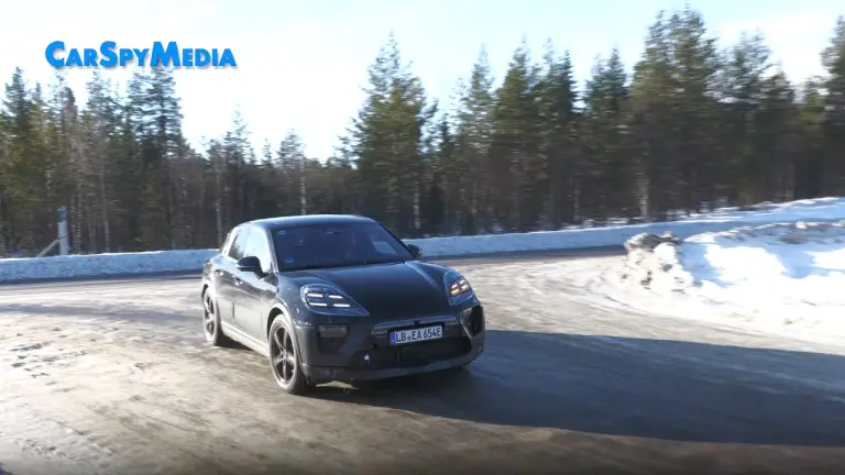 Porsche Macan EV prototipi test invernali - 1
