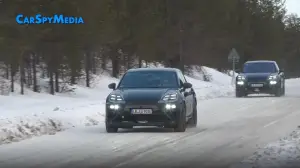 Porsche Macan EV prototipi test invernali