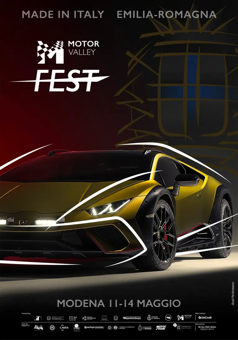 Motor Valley Fest 2023 Aldo Drudi poster - 5