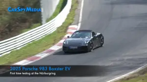 Porsche 718 Boxster 2025 prototipo Nurburgring