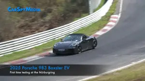 Porsche 718 Boxster 2025 prototipo Nurburgring