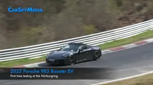 Porsche 718 Boxster 2025 prototipo Nurburgring