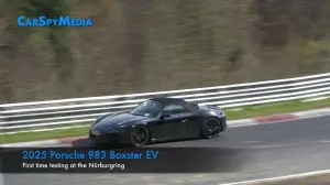 Porsche 718 Boxster 2025 prototipo Nurburgring