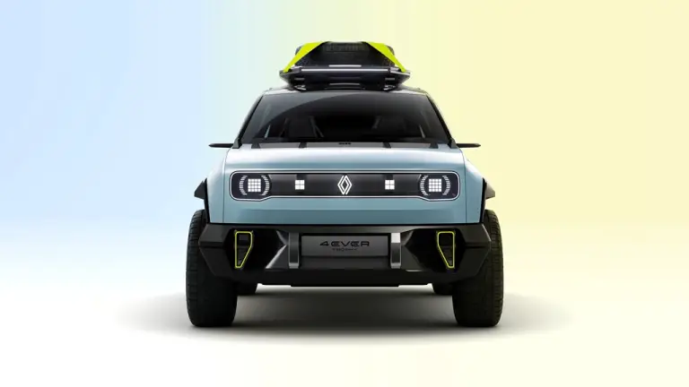 Renault 4EVER Trophy coi colori della 4L 1962 - 1