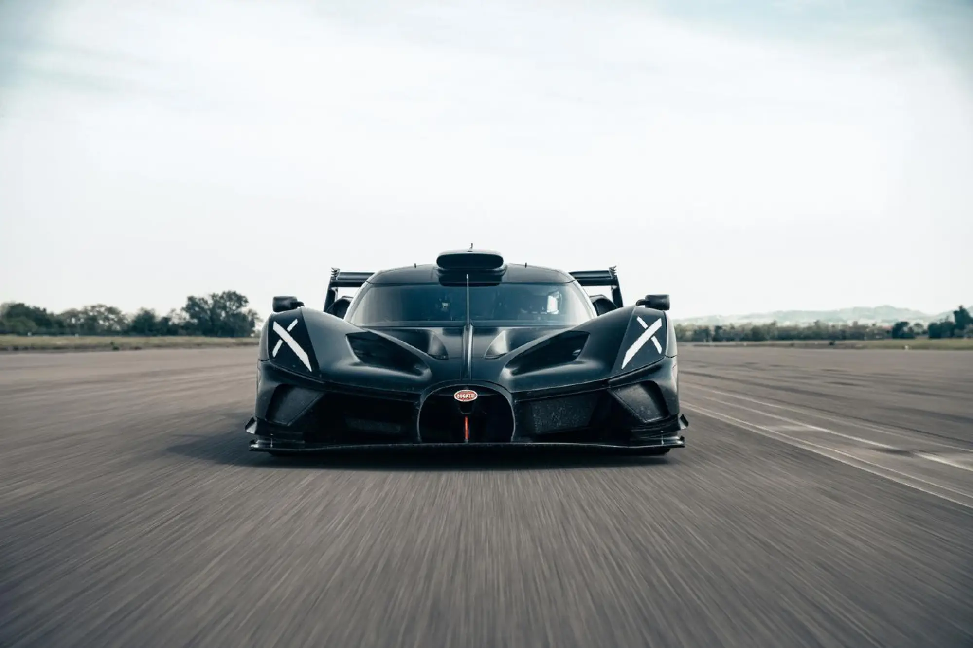 Bugatti Bolide test in pista - 2