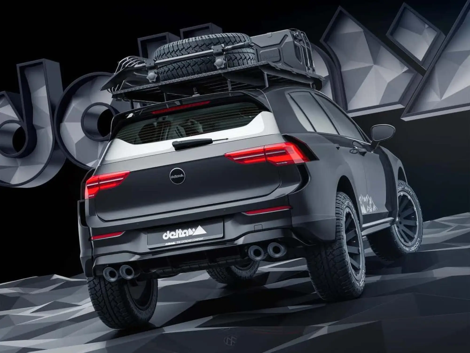 Volkswagen Golf R Delta4x4 render - 4