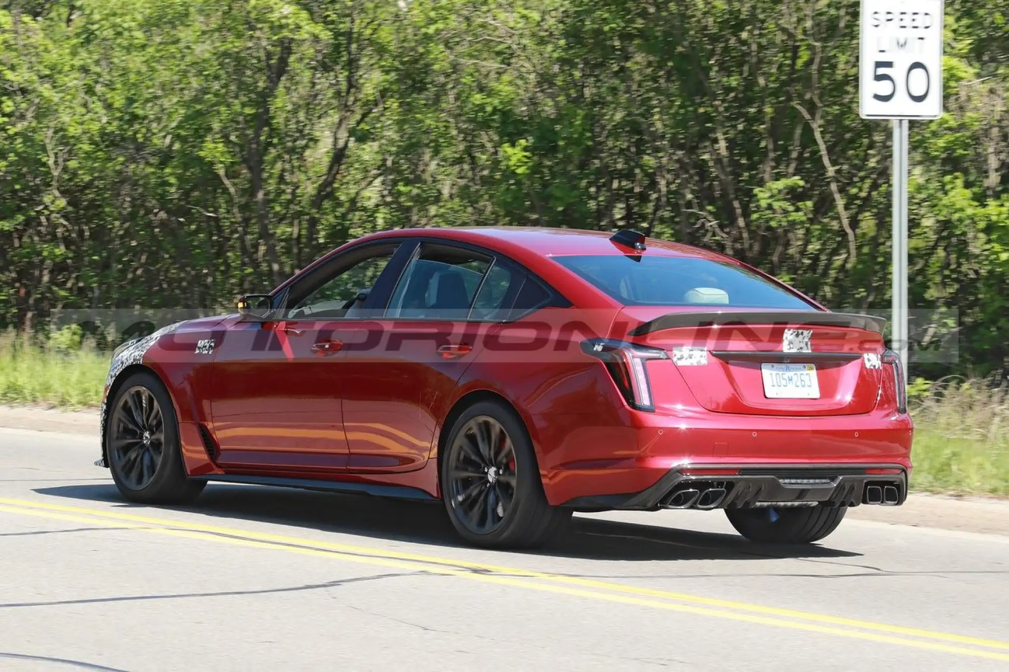 Cadillac CT5-V Blackwing 2025 - Foto Spia 08-07-2023 - 7