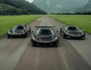 Koenigsegg Jesko, Regera e One:1 in carbonio