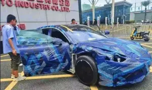 Denza coupe elettrica prototipo - Foto Spia - 2