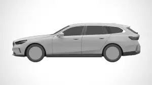 BMW Serie 5 Touring 2024 immagini brevetto