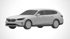 BMW Serie 5 Touring 2024 immagini brevetto - 4