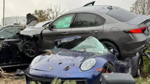 Alfa Romeo Giulia Quadrifoglio - incidente durante test drive del meccanico - 3
