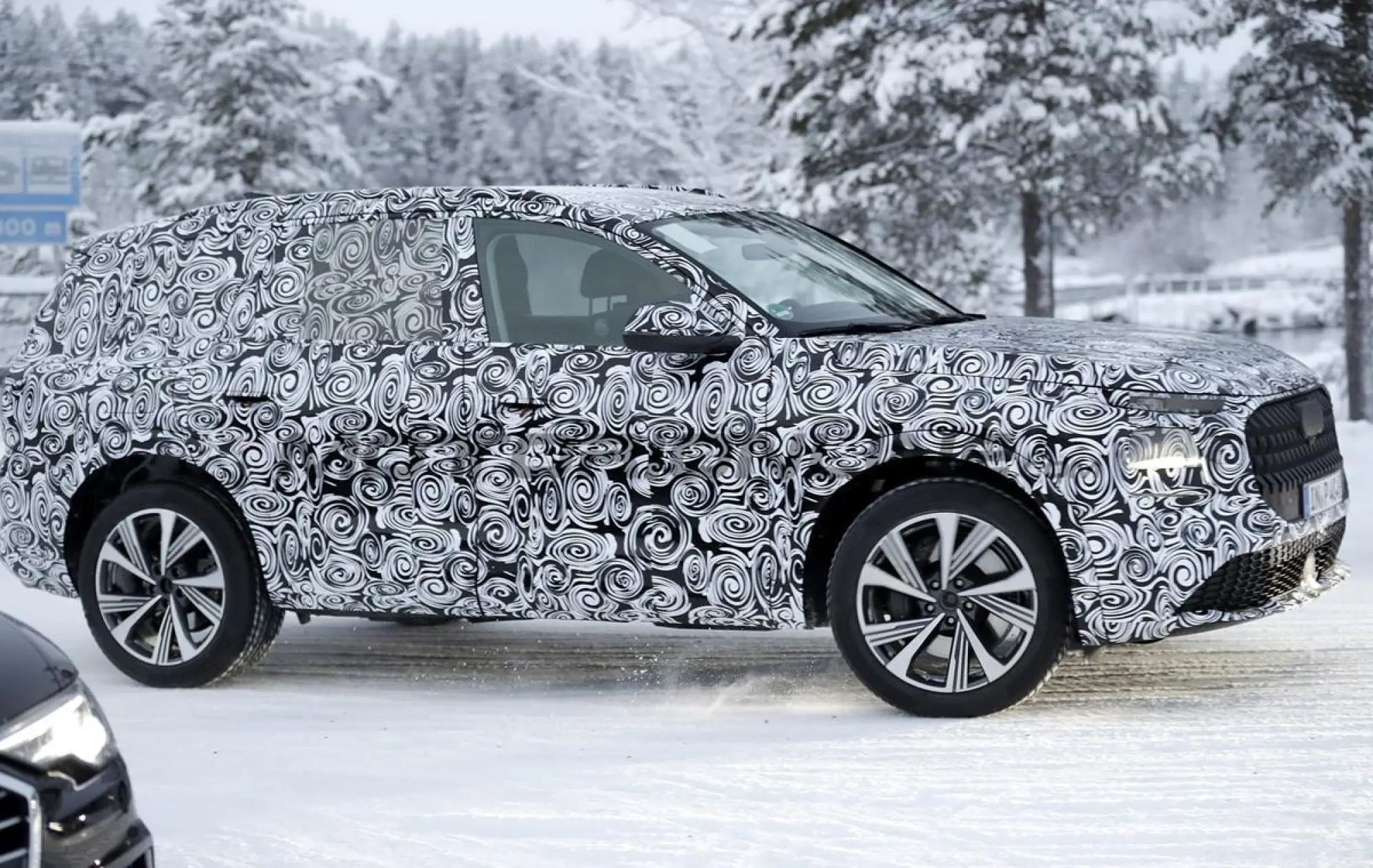 Misterioso SUV Audi - Foto spia 12-01-2024 - 5