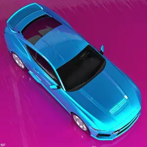 Ford Mustang 2024 - Render