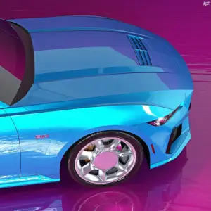 Ford Mustang 2024 - Render