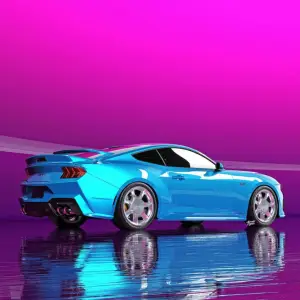 Ford Mustang 2024 - Render