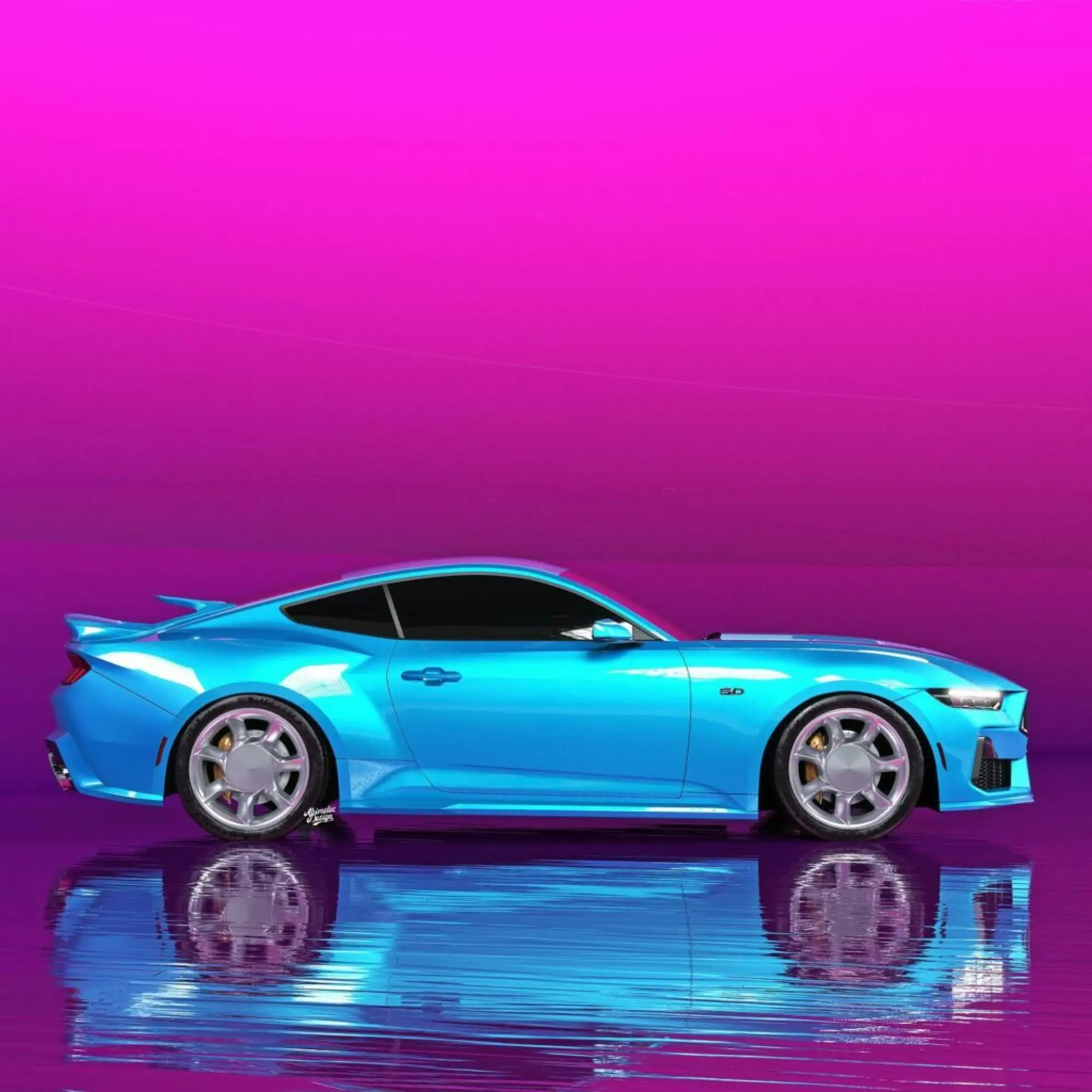 Ford Mustang 2024 - Render - 7